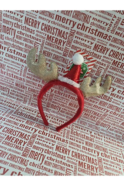 Jumbo CHRISTMAS WREATH WITH HORNS AND A HAT