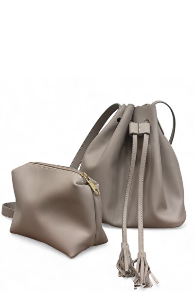 MaVaux Urban Series 100% Genuine Leather Modern Design Shoulder, Crossbody Bag with Tassels