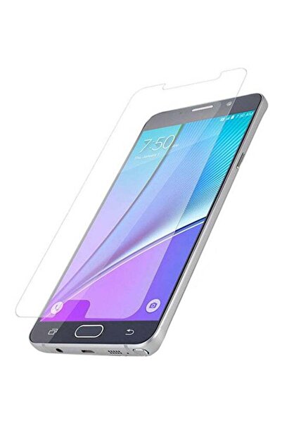 no markte واقي شاشة زجاجي مقوى لهاتف سامسونج نوت 5 - شفاف