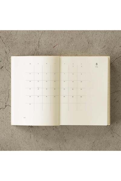 Midori Md Paper Notebook Diary 2026 Daily A6 1 Day 1 Page