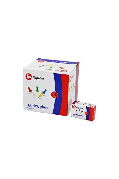 Go İthalat 600 قطعة من مسامير الخرائط الملونة = 20 قطعة × 30 (5224)