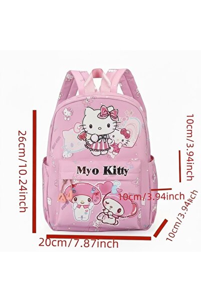 CEDAN My Melody Large Capacity Backpack for Sanrio - Durable Oxford Cloth (Primary School)