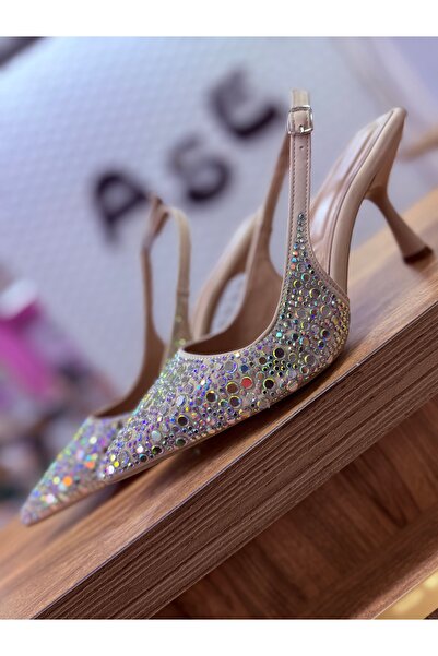 ASE Yeni sezon ayna taşlı stiletto