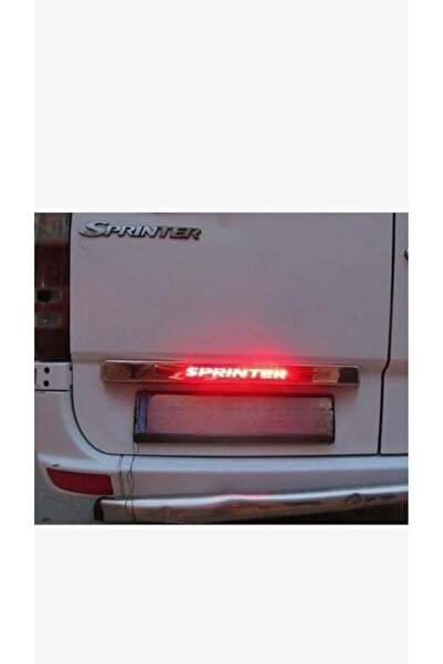 MİKOLİNE OTOMOTİV SPRİNTER 906 KIRMIZI LED IŞIKLI PLAKA ÜSTÜ P. ÇELİK