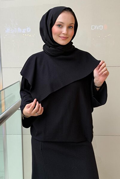 Ghisa Scarf Collar Wool Knitwear Tunic