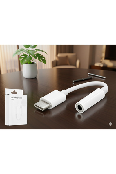emrebilisim iphone Typc 15+16+17 ile uyumlu kulaklık çevirici aux 3.5mm dönüş...
