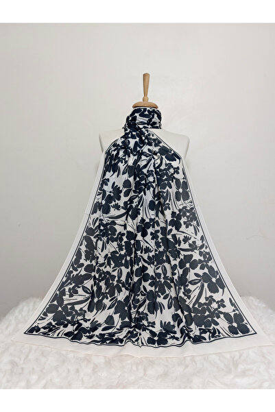 istanbul prensesleri Patterned Floral Model Shawl French Cotton, Stretchy, Soft Shawl, High Quality.