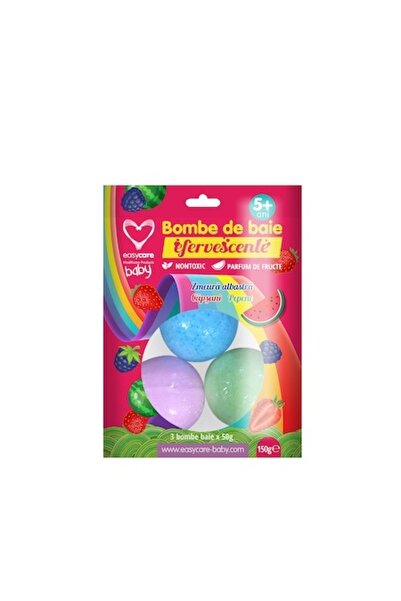 Easycare baby Effervescent bath bombs for children 3 pcs/pouch,