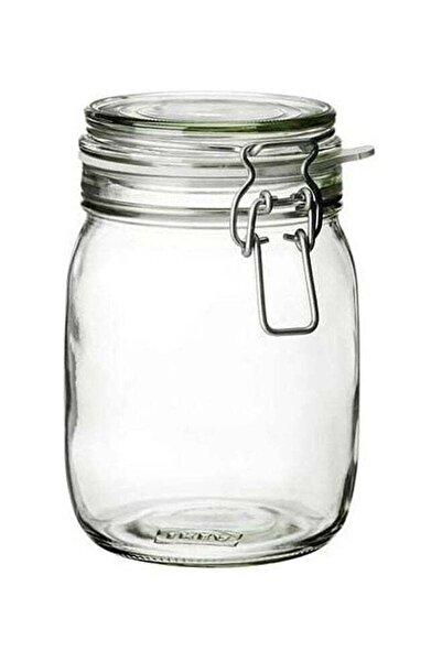 GENERIC4 Korken Glass Spice Jar with Transparent Lid 9.4 x 7.8 x 6.4 cm
