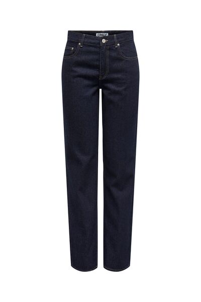 ONLY ONLLUMI MW MOM STRAIGHT DNM PIM532 Γυναικείο μπλε τζιν παντελόνι - 15351983