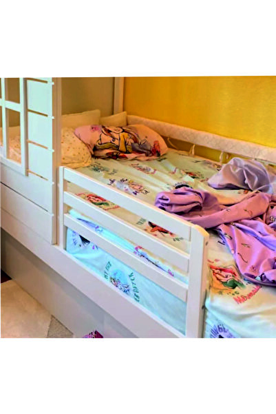 Tiydem Wooden Bed Safety Guardrail Baby Kids Bed Protection Barrier Crib Railing 80cm -50Cm