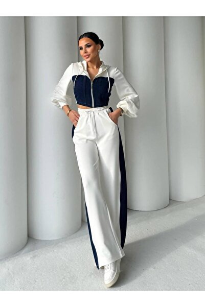 ALVOR Set din modal cu detalii din denim