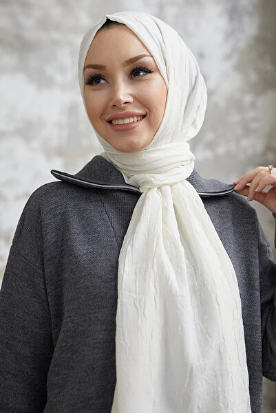 Avoria Saf Beyaz Bambu Kreş Şal