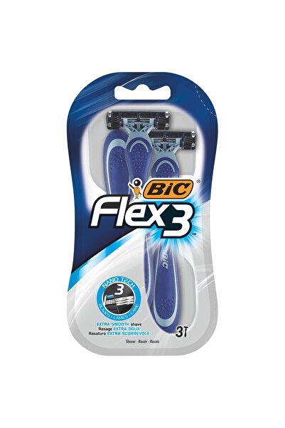 Bic Flex 3 disposable razor, 3 blades, pack of 3
