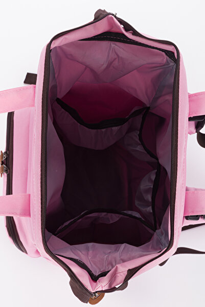 Lui Baby Mother Baby Care Backpack with Strap Attachment and Mommy Bag Shoulder Bag Set of 2 with Keychain Gift