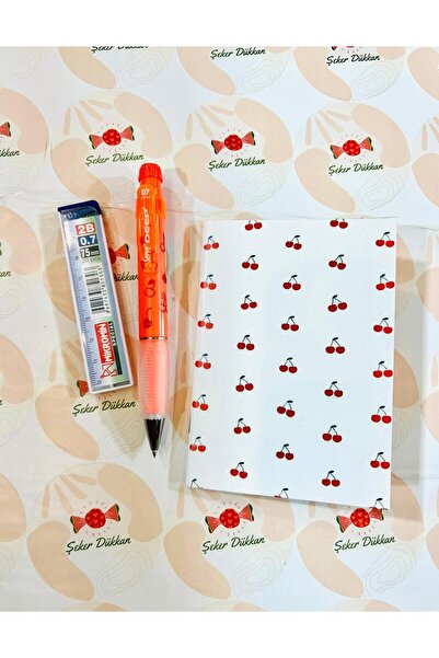 Serve Kiraz 0.7 Uçlu Kalem Defter Uç Seti