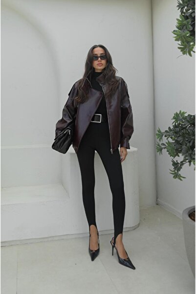 Havoş Μαύρο κολάν Fuzo με λεπτομέρεια ραφής στο μπροστινό μέρος