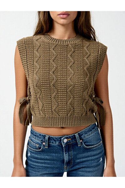 MODA Yandan bağlamalı süveter