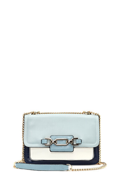 Derimod Women's Navy Blue Long Chain Strap Classic Shoulder Bag 25Sbd251118