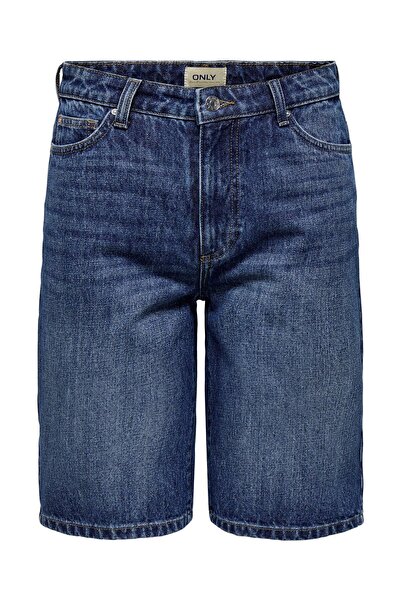 ONLY Onlsonny Hw Wide Dnm Shorts Noos Women's Blue Shorts - 15256709