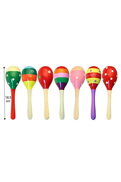 Noname Wooden maracas for children – musical instrument for play and learning