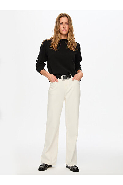 Faik Sönmez Bisiklet Yaka %100 Kaşmir Triko Bluz W26TRB002