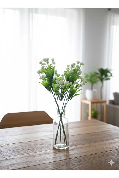 YASİMA قطعة واحدة من نبات تشيبسو الاصطناعي بطول 27 سم مع أوراق خضراء للديكور