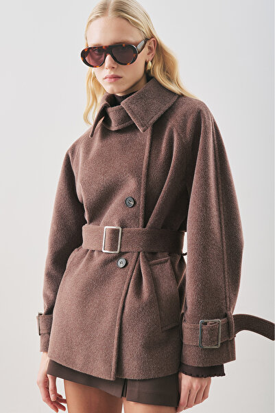 Manuka PREMIUM KAŞE GENİŞ KABAN KAHVERENGİ