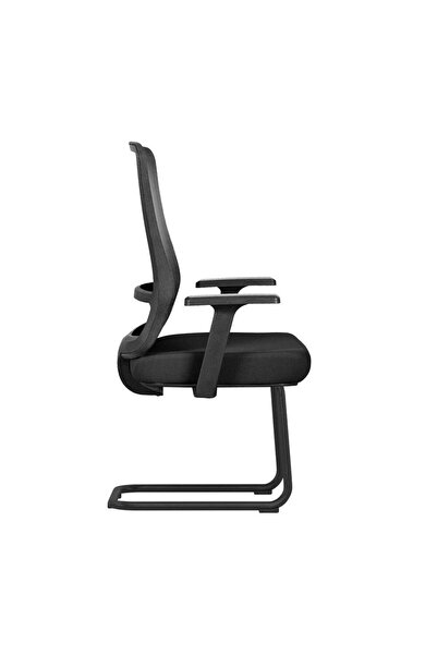 prowork Akira Mesh Conference Chair with Adjustable Height & Lumbar Support - Black