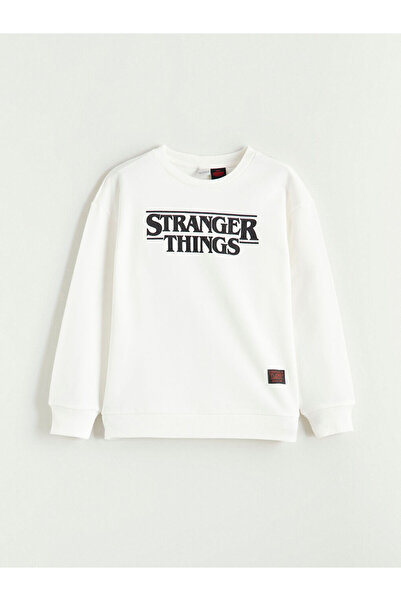 LC Waikiki Екру момчешка блуза с принт от „Stranger Things“