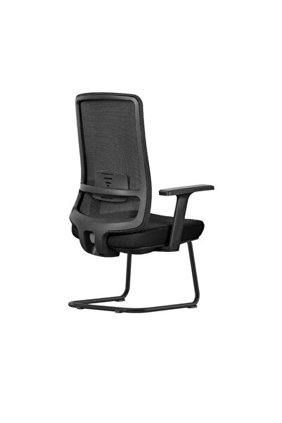 prowork Akira Mesh Conference Chair with Adjustable Height & Lumbar Support - Black