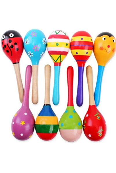Noname Wooden maracas for children – musical instrument for play and learning