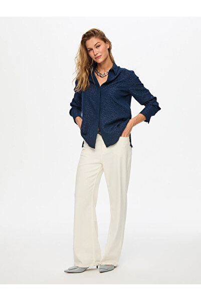 Faik Sönmez Kendinden Jakarlı Koton Karışımlı Overshırt Tunik W26TNK015