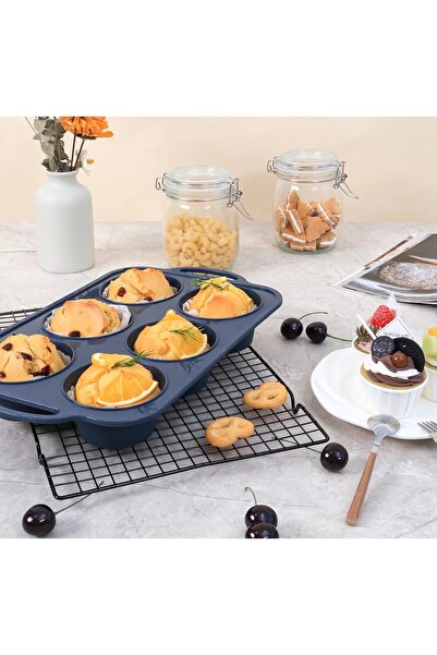 cc bin shihon Premium silicone mold for 6 mini cakes. Creativity in every bite.