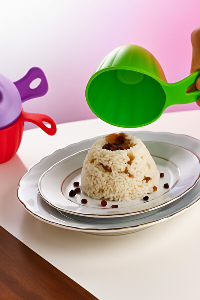 Mode Cool Renkli Plastik Pilav ve Tatlı Sunum Kalıbı – Kolay Şekil Veren Prat...