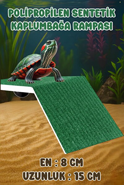J×HEM Kaplumbaga Rampası ( En: 8 Cm / Uzunluk: 15 Cm) Kaplumbağa Platformu