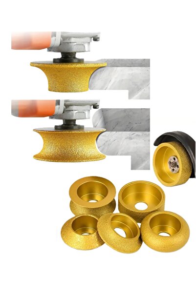 BGA 5 adet Elmas Taşlama Fayans Mermer Granit modelleme Seti düz Kenar tıraşl...