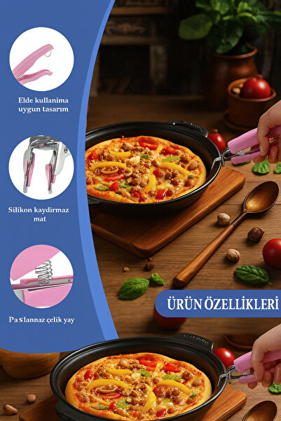 Mode Cool Isıya Dayanıklı Silikon Saplı Tencere ve Tabak Tutacağı – Kaymaz, G...