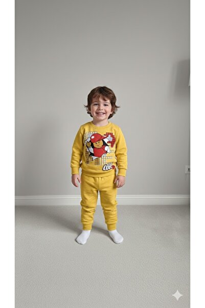 KOKOŞ BEBEK Lego Boy's Set Fleece-Lined - Ages 2/8 - 31566