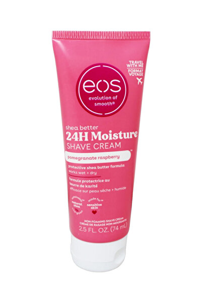 Eos كريم حلاقة برائحة الرمان والتوت العليق، 2.5 اونصة لكل عبوة (عبوة اقتصادية من 5 قطع)