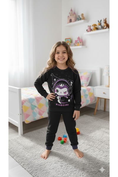 KOKOŞ BEBEK Kromi Fleece-Lined Girls' Set - Age 2/8 - 31565