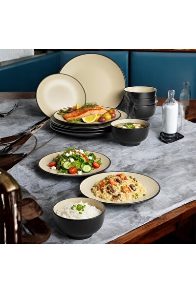 cc bin shihon 12-piece dinnerware set for 4 people. Elevate your table with this elegant and break-resistant melamine dinnerware set.