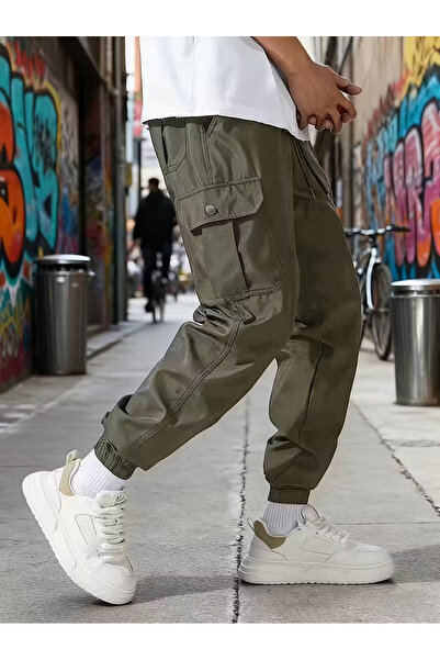 VIKUNYA Men's Premium Quality Cotton Cargo Pants with Side Pockets New Season