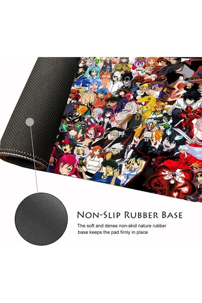 genernic Kinbel Large Extended XXL Gaming Mouse Pad (90×40×0.2 cm) - Anime Design, Waterproof, Non-slip