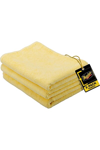 genernic Meguiar's X2020 Supreme Shine Microfiber Towels, Pack of 3, Yellow