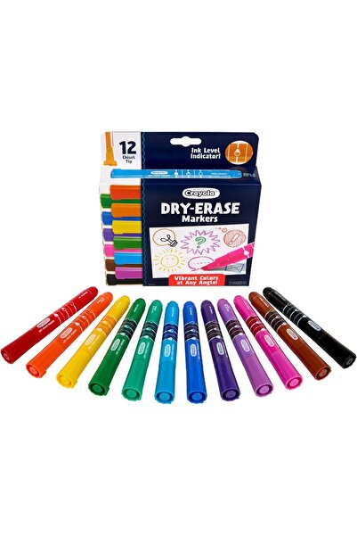 Crayola أقلام سبورة بيضاء - 12 قلمًا