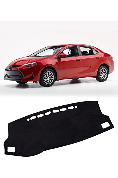 FIILINES Dash Cover for Toyota Corolla 2014-2018 (Black)