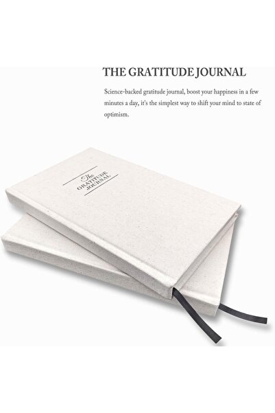Generic Gratitude Journal - 5-Minute Daily Undated Journal for Happiness & Positivity (Beige)