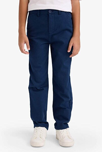DeFacto Boy's Straight Leg Gabardine Trousers G3751A825Cw