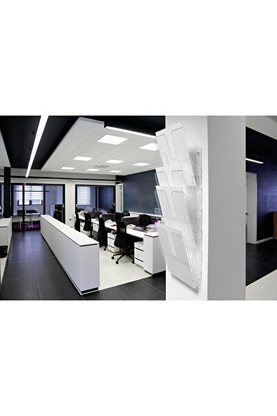 BBA 6-Pocket A4 Portrait Wall-Mounted Clear Document Holder